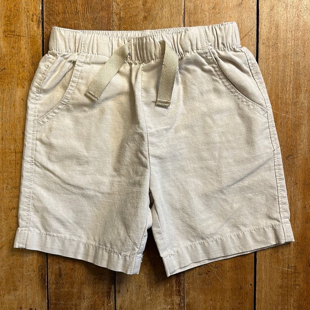 Nautica shorts size 18 months Khaki Pull on elastic waist shorts cotton tan